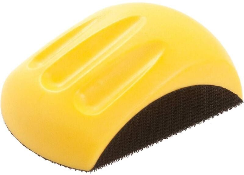 CHOYCLIT 12,3 cm Handschleifblock mit Klettverschluss, Schleifpapier, Handpolierpad, Schleifwerkzeug