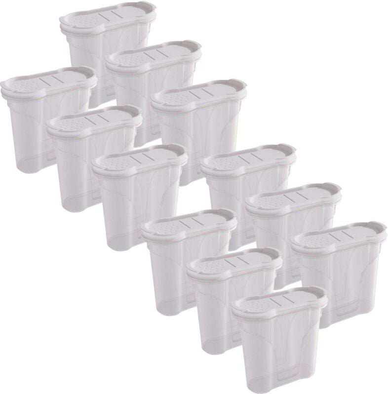 12x Novaliv Vorratsdose Streuer mit Deckel