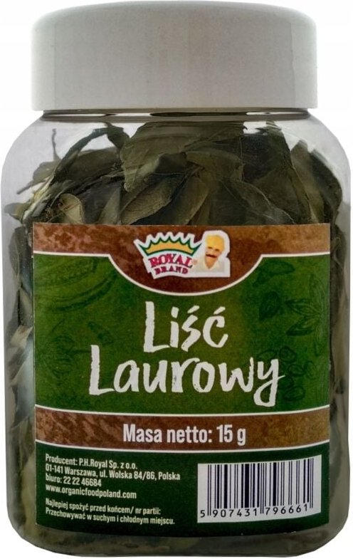 Lorbeerblätter, 15 g, ganze frische Blätter im Glas, praktisches Glas