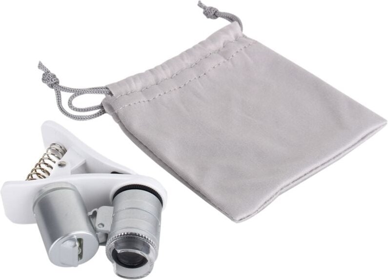 Jeffergarden - Lupe, Metall Langlebiger Lupe mit Clip, für industrielle Zwecke Münzbeobachtung Industriestempel