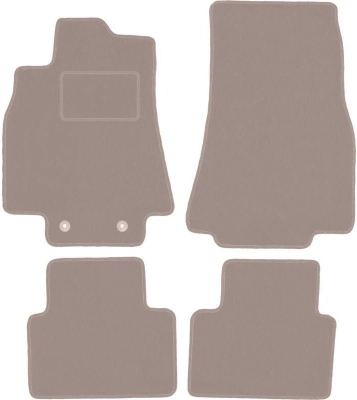 Beige Veloursmatten für: Mercedes A-Klasse W169 Fließheck (2004-2012)