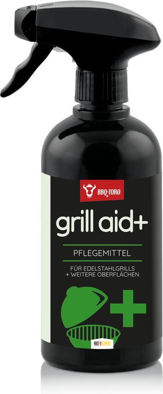 Bbq-toro - Pflegespray grill aid+ 500ml Grillpflege für Gusseisen und Edelstahl Oberflächen