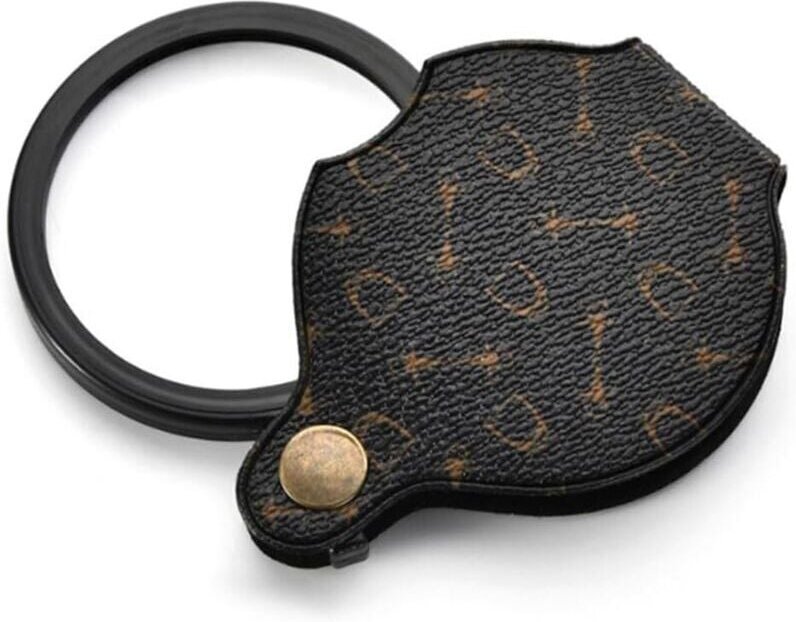 Nuova lente d'ingrandimento pieghevole portatile per la lettura, lente d'ingrandimento tascabile 15X, diametro 70 mm. - ...
