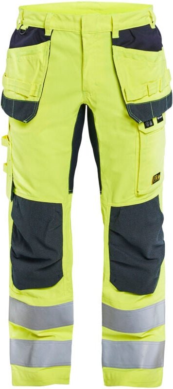 Multinorm-Arbeitshose mit inhärentem Stretch 1587 – Neon Gelb/Marine M – FR(42) – SE(C48) – Kurz