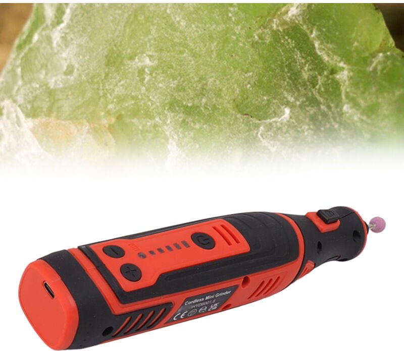 Akku-Rotationswerkzeug, Mini-Hochgeschwindigkeits-Rotationswerkzeugsatz mit Akku zum Polieren, Schleifen, Schleifen und ...