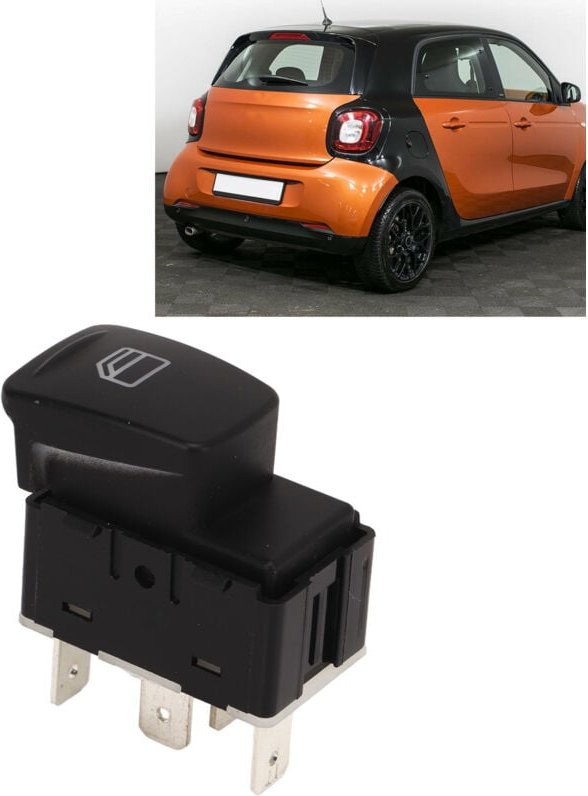 Ej.life - Fensterheber-Steuer Knopf Ersatz für smart 454 forfour, A4548201010 Fenstersc Halter Empfindliche Schnell Reak...