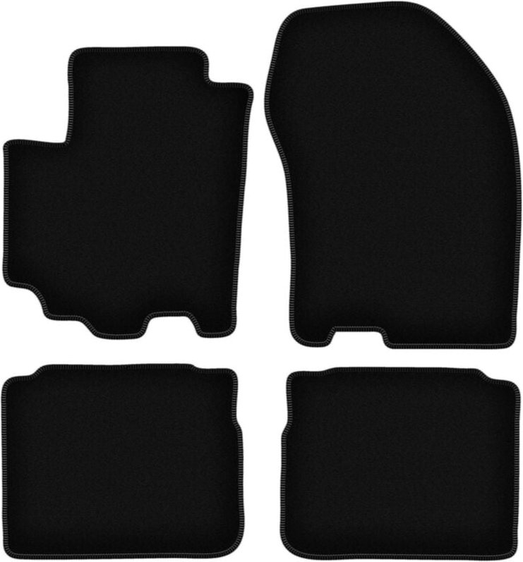 BASIC schwarze Veloursmatten für: Suzuki SX-4 S-Cross FL Crossover (2018-)