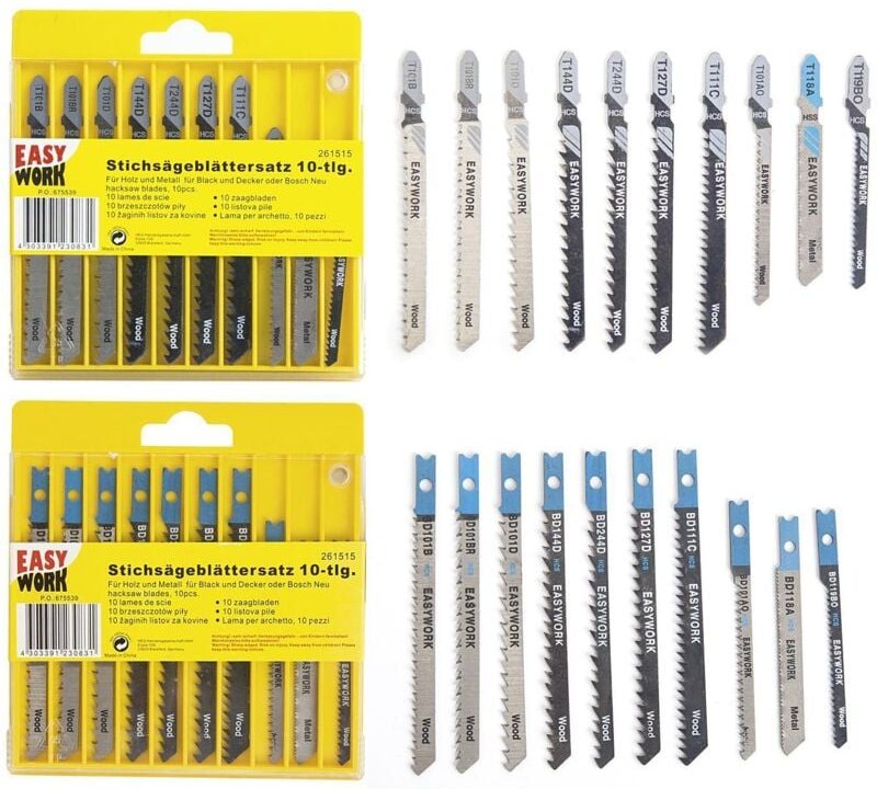 Stichsägeblättersatz