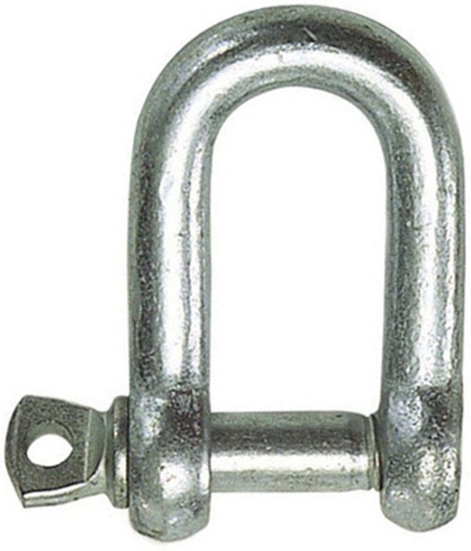 Verzinkter gerader Schäkel m12 1/2