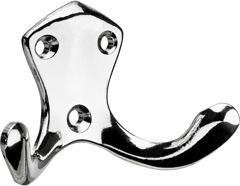 Mantelhaken 5 x 7,5 x 3,2 cm vernickelt silber - 1 Stück Haken - Hettich