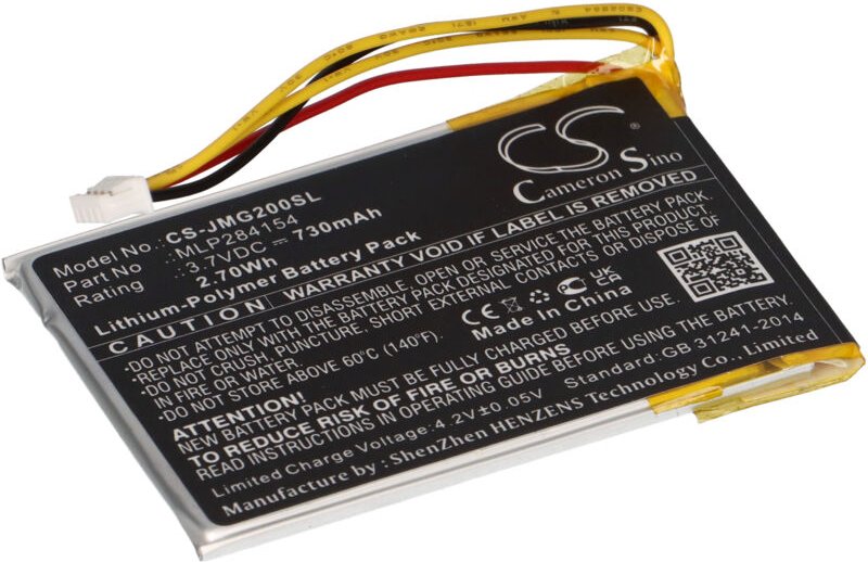 Vhbw - Akku kompatibel mit jbl Go 2H, 2 Lautsprecher Boxen Speaker (730mAh, 3,7V, Li-Polymer)