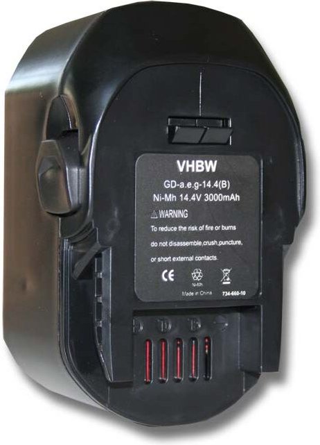Vhbw - 1x Akku (3000 mAh, NiMH, 14,4 v) kompatibel mit Würth Master sd 14.4 Werkzeug