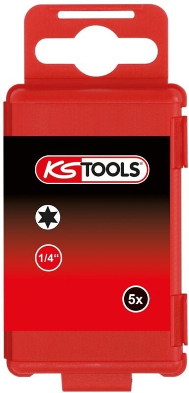 1/4" Bit Torx,75mm, T7, 5er Pack