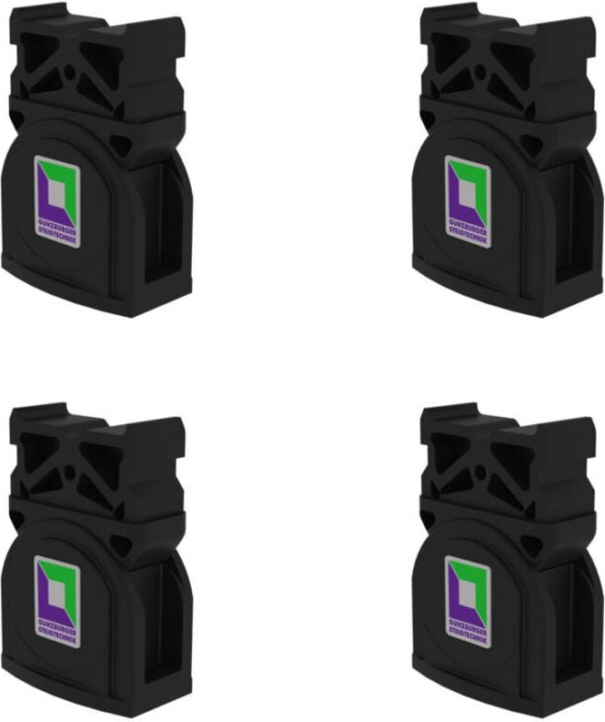 Munk - Günzburger Steigtechnik 4x nivello-Innenschuh Baujahr 2005 - 2018 98 x 25 mm - 019204