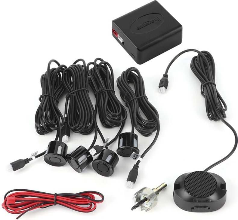 Auto Rückwärts Backup Parksensor Radar System, Auto Parksensor Backup Radar Rückfahrhilfe Aid Kit mit Audio Buzzer Alarm...