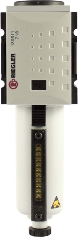 Riegler Mikrofilter »FUTURA«, Metallbehälter, Sichtrohr, BG 4, G 3/4, VA