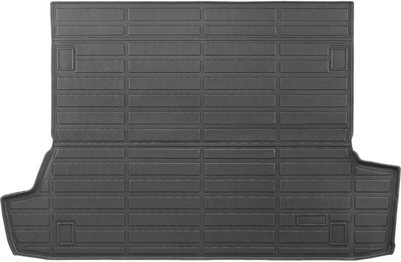 Kofferraummatte Laderaummatte kompatibel mit Toyota 4Runner 7-Sitzer 2010–2024 ohne Schiebeablage, passgenaue Kofferraum...