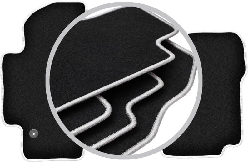 CARLUX-SILVER Autofußmatten für: Nissan NV200 Van (2010-)