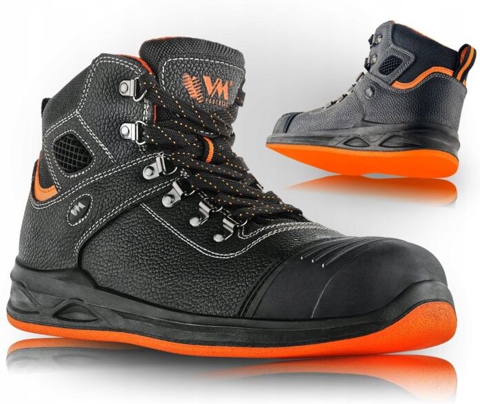 VM HAMBURG S2PL Arbeitsstiefel, Schuhwerk für Asphaltarbeiter - Größe 45