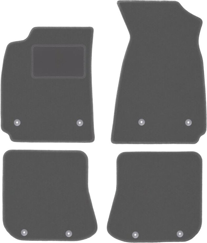 Graphit-Fußmatten für: Audi A4 B5 Limousine, Kombi, Avant (1995-1999)