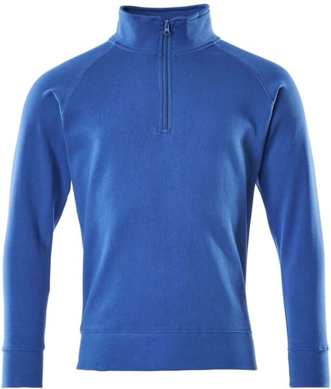 Sweatshirt nantes crossover mit kurzem Reißverschluss, Herren 50611 Gr. xs azurblau - Mascot