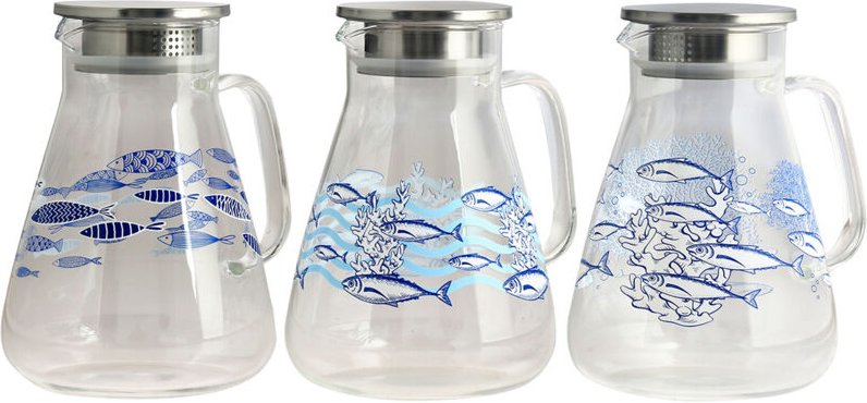 Signes Grimalt - Jug 3U Utensilien Transparenter Krug – 20 x 17 x 14 cm für Küche und Esszimmer