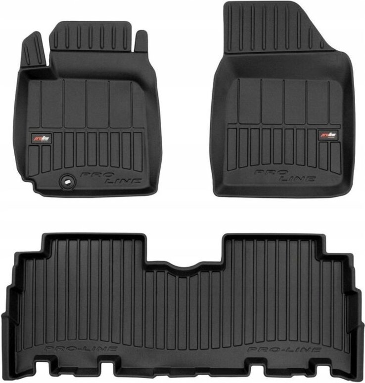 Gummimatten und Fußmatten Toyota Yaris Verso 1999-2005 3D Mulde