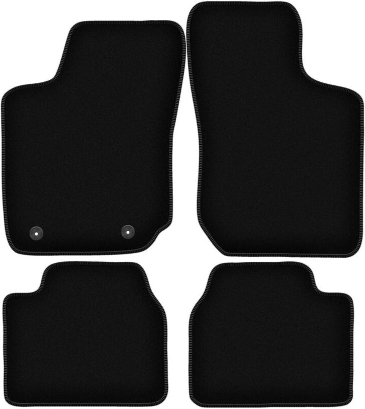 BASIC schwarze Veloursmatten für: Opel Corsa B Fließheck (1993-2001)