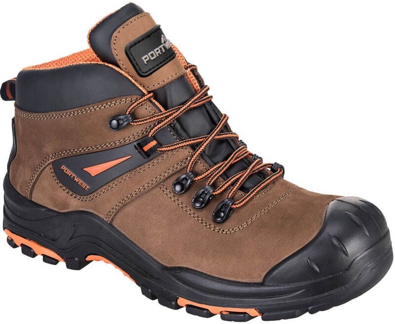 Hochschaftige Wander-Sicherheitsstiefel Montana S3 Braun 45