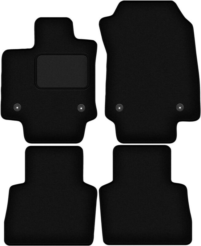 Schwarze Veloursmatten für: Lexus NX II 0 (2021-)