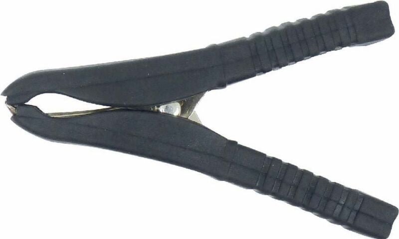 Krokodilklemme schwarz 80mm 30a Sodelec 04196