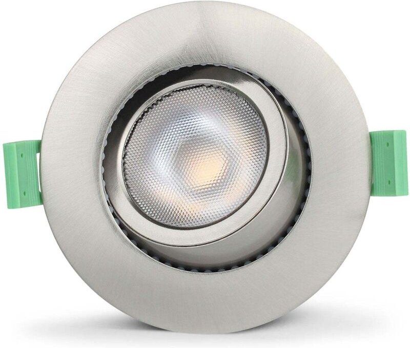 Ellen einbau downlight dim to warm 520lm ip65 1er pack gebursteter stahl