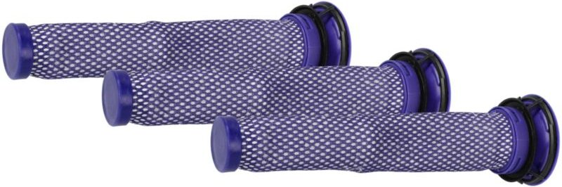 3x Vormotorfilter kompatibel mit Dyson V7 Fluffy, V7, V7 Animal, V6 Trigger Staubsauger - Motorschutzfilter, Abwaschbar ...