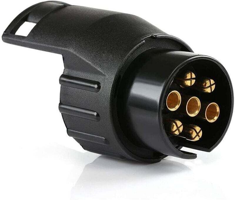 Anhängeradapterstecker, Universalzubehör, wasserdichter 7-poliger auf 13-poliger Anhängeradapter, kompatibel mit Auto un...