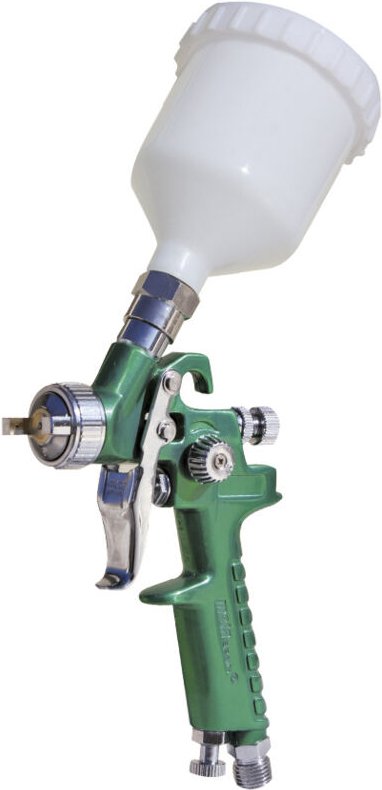 Hvlp Mini Airbrush Farbpistole, Metallbehälter Mota Werkzeuge 89004