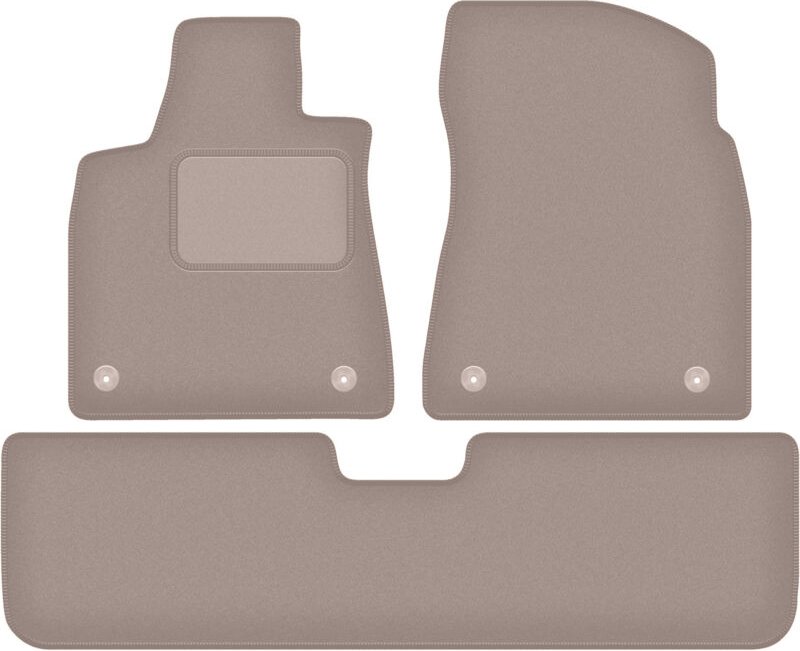 Beige Velours-Fußmatten für: Lexus RX IV 0 (2015-2022)