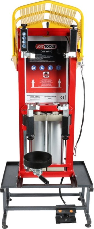 Druckluft-Stand-Federspanner mit Doppel-Zylinder und Untergestell