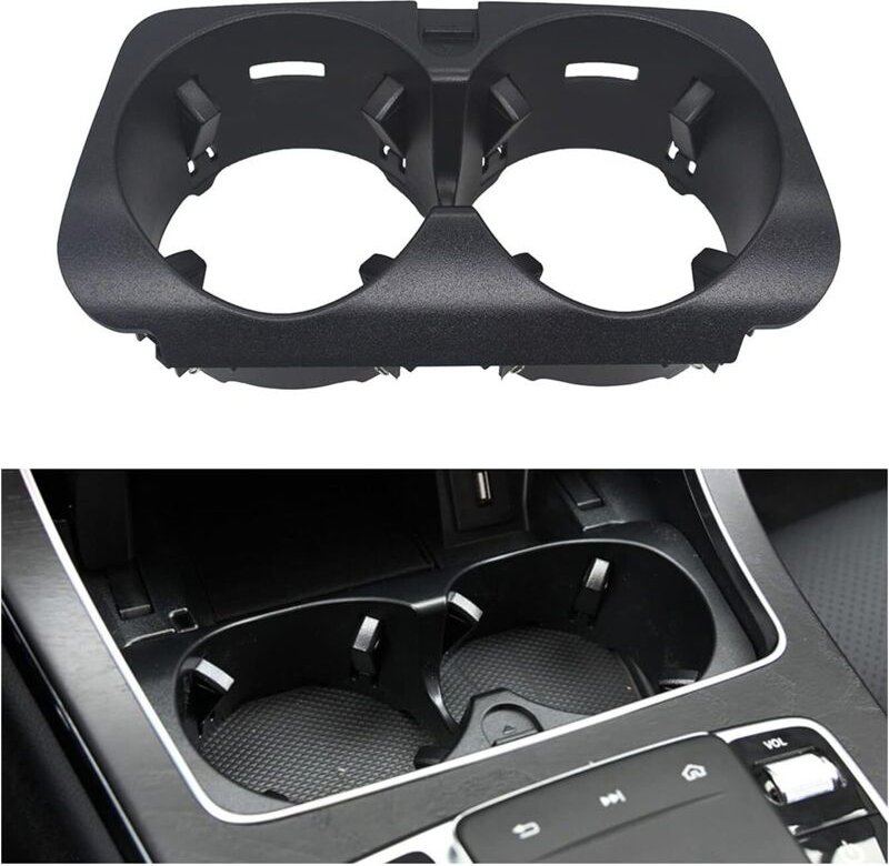 Lntyq - Mercedes C-Klasse W205 Getränkehalter, Konsolen-Wasserflaschen-Getränkehalter für E-Klasse W213 A2056800691