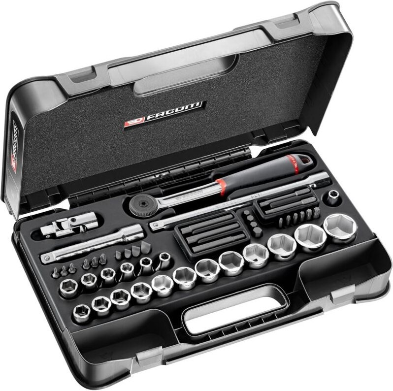 Steckschlüsselsatz Facom 1/2 - metrischer Sechskant - 48-teilig - S.851