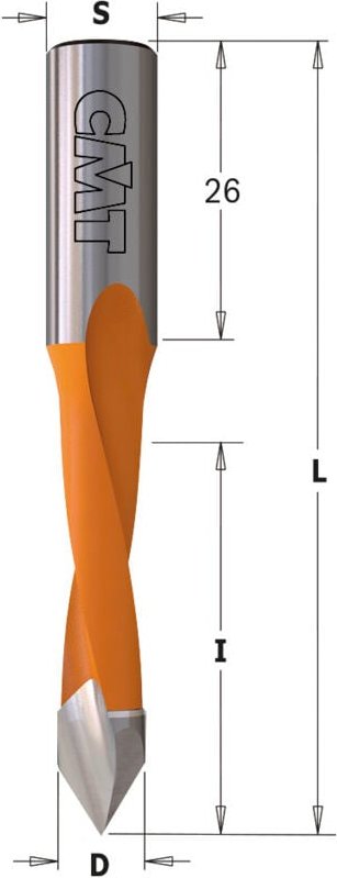 366.120.12 BOHRSPITZE F/PASS. HW S=10x26 D=12x44x77 SX
