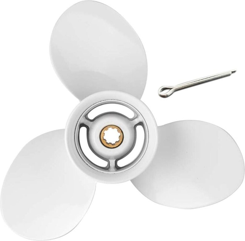 Thumbnail - Tlily - AußEnbord Propeller für 9,9 ps 15 9 1/4X Boots Motor Schraube Schiff Motoren Teile 3 Blatt 8 Spline