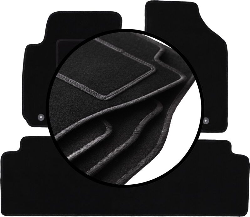 Komplettset Veloursmatten für: Hyundai Tucson I SUV (2004-2010)