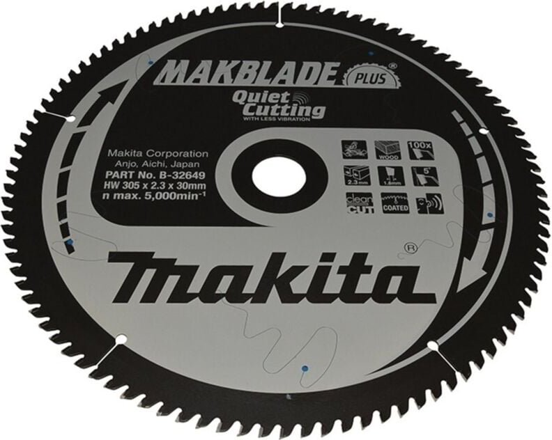 Sägeblatt makblade+ 305x30x100Z - Makita