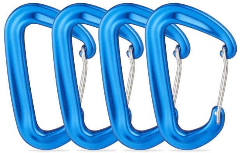 Aluminiumkarabiner 4er set 88