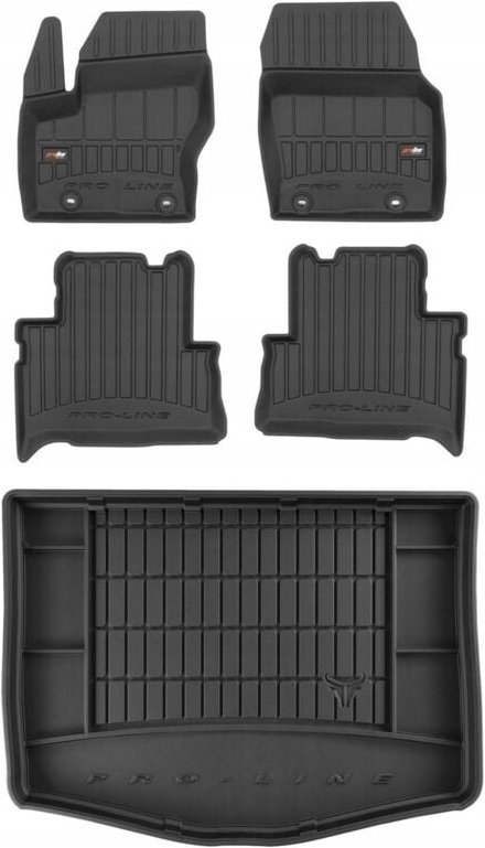 3D SET Gummimatten und Abdeckung Ford C-Max Mk2 2010-2019