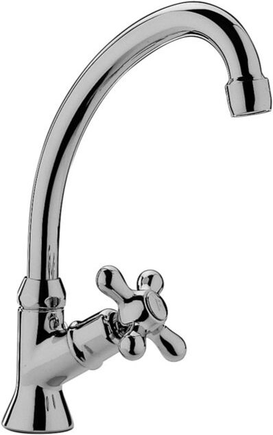 Paffoni - Iris IRV091RM Serie Einhebelmischer mit schwenkbarem Auslauf verkupfert Messing - Rostig