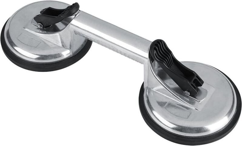 Hochleistungs-Saugnapf aus Aluminiumlegierung, Doppelplatte, professioneller Glasabzieher, Heber, Greifer, Mover, Saugna...