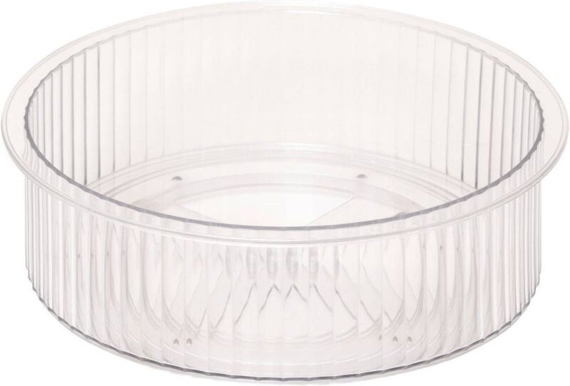 Streaks drehbarer organizer d23cm transparent - 5five