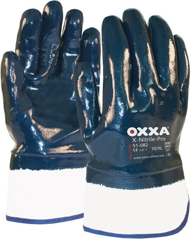 FP - oxxa Handschuh X-Nitrile-Pro, Gr. 9, Stulpe beschichtet 12 Stk
