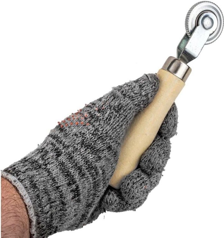 Andruckrolle zur Reparatur von Reifen, Schläuchen und Flicken mit 6mm Vulkanisationslager